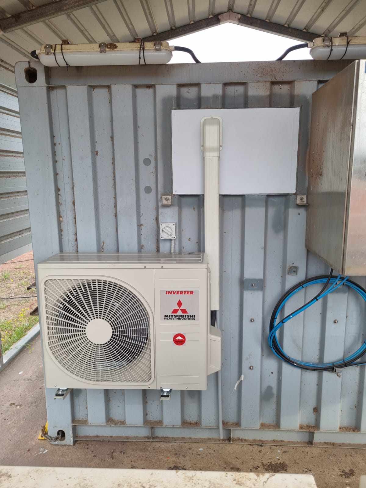 Mitsubishi Heavy Industries inverter system installed